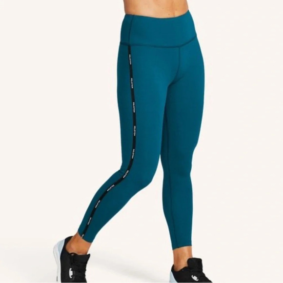NWT Peleton Here Now High Rise Logo Taped Legging teal Sz xl - Picture 1 of 10
